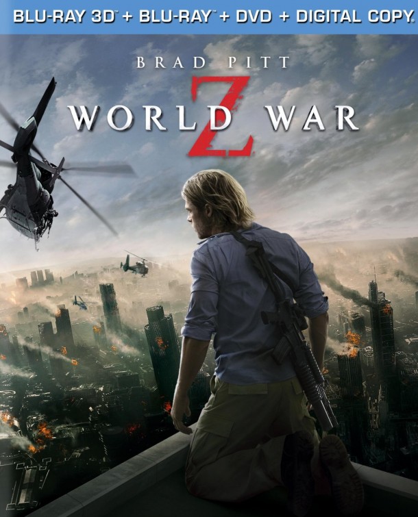 The Blu-ray/DVD cover for World War Z has surfaced online.