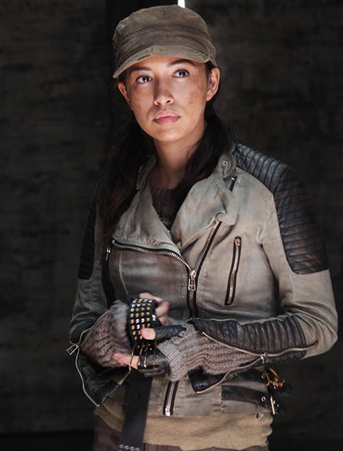 Christian Serratos as Rosita Espinosa - The Walking Dead _ Season 5, Episode 1 - Photo Credit: Greg Nicotero/AMC