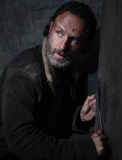 Andrew Lincoln as Rick Grimes - The Walking Dead _ Season 5, Episode 1 - Photo Credit: Greg Nicotero/AMC